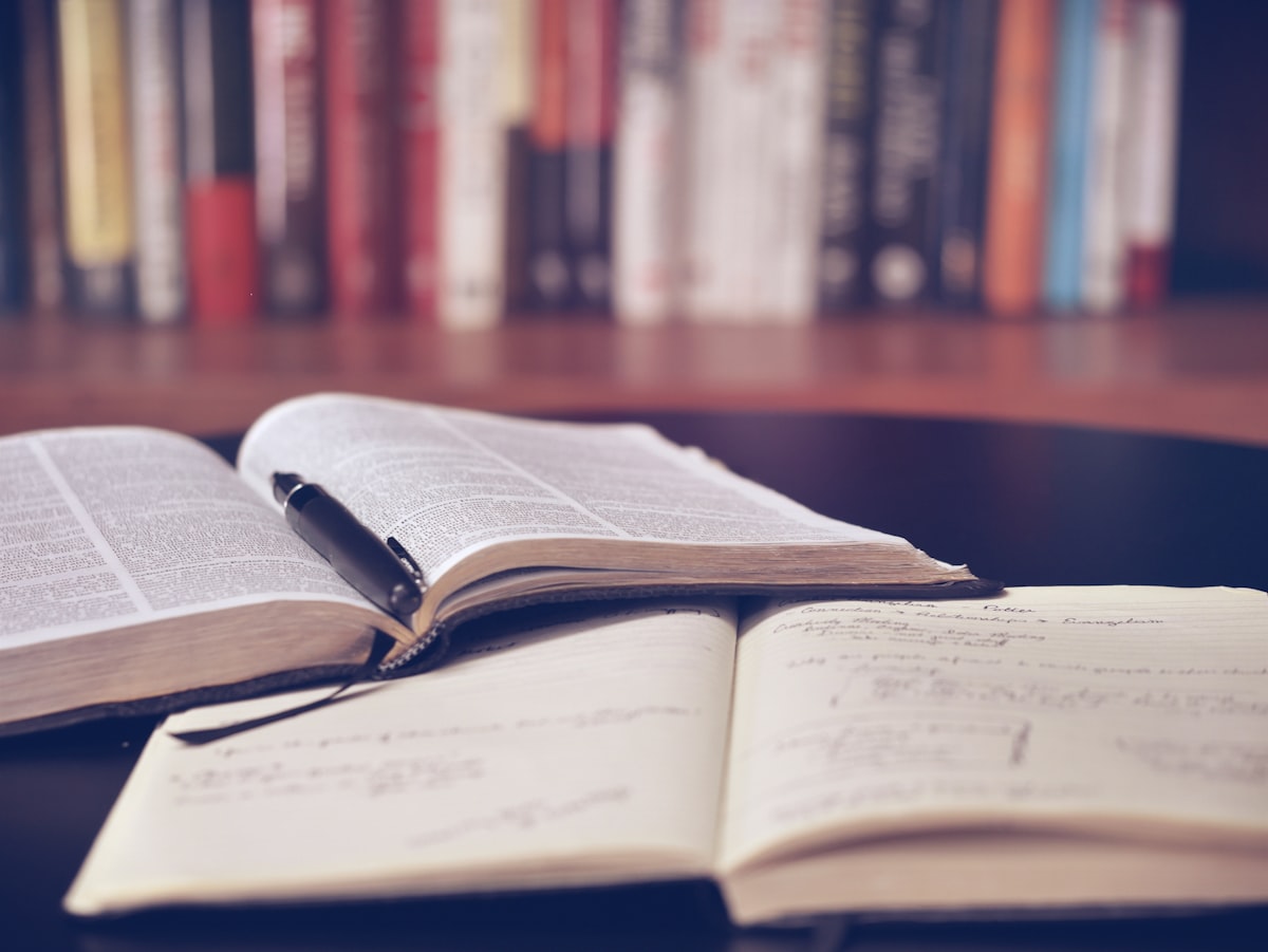 تلميذ يدرس